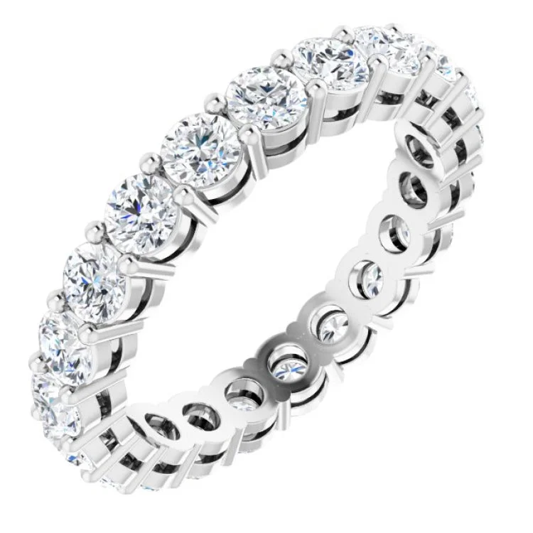 women’s simple engagement ring-Platinum 1 3/4 CTW Lab-Grown Diamond  Eternity Band