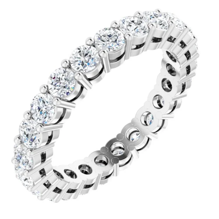 women’s classic solitaire ring-14K White 1 3/8 CTW Lab-Grown Diamond  Eternity Band