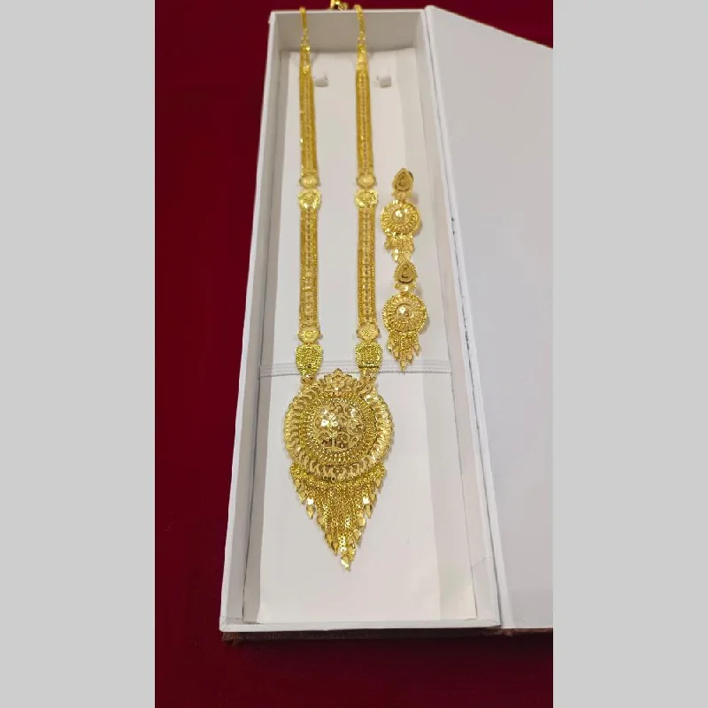 women’s pendant necklace-Pari Art Jewellery Forming Long Necklace Set