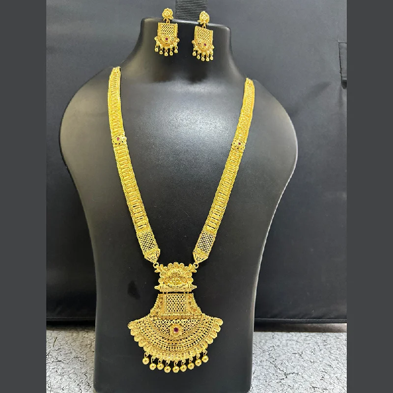 women’s statement necklace-Pari Art Jewellery Forming Long Necklace Set