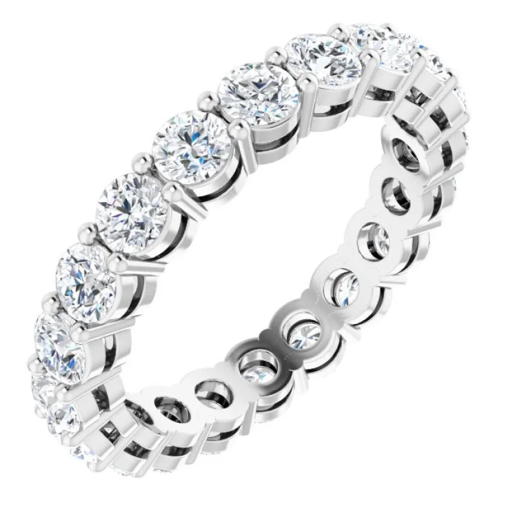 women’s statement gemstone ring-Platinum 1 3/4 CTW Lab-Grown Diamond  Eternity Band