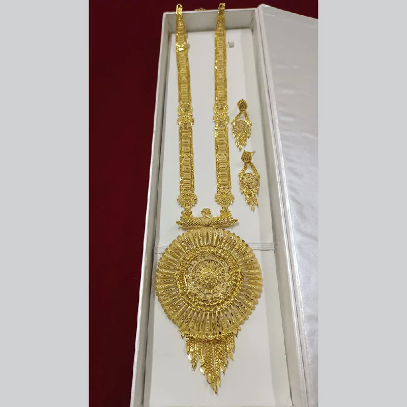 women’s circle necklace-Pari Art Jewellery Forming Long Necklace Set