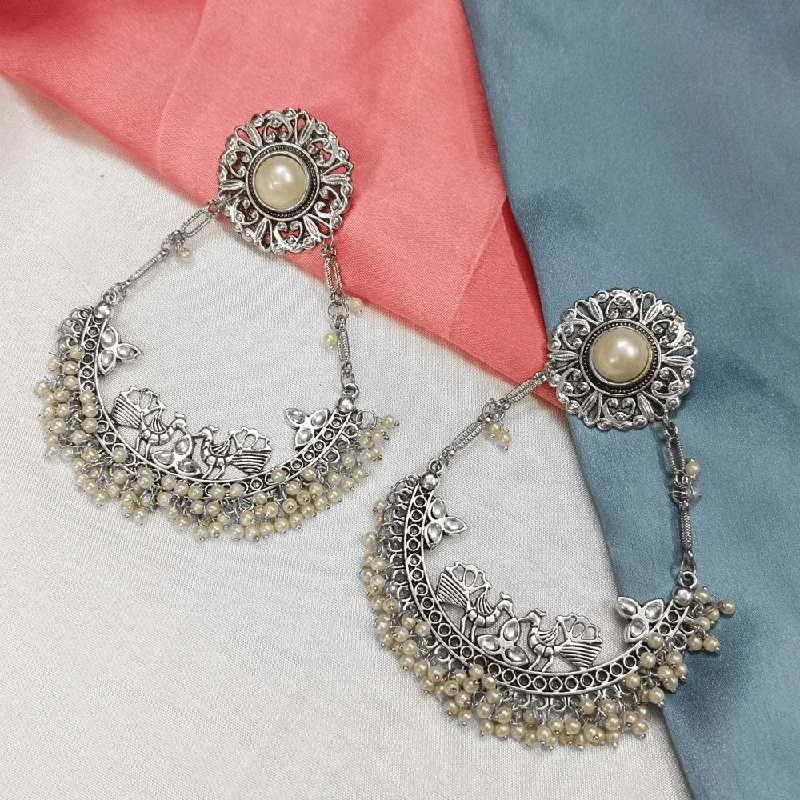 women’s diamond hoop earrings-Darshana Jewels Oxidised Plated Dangler Earrings