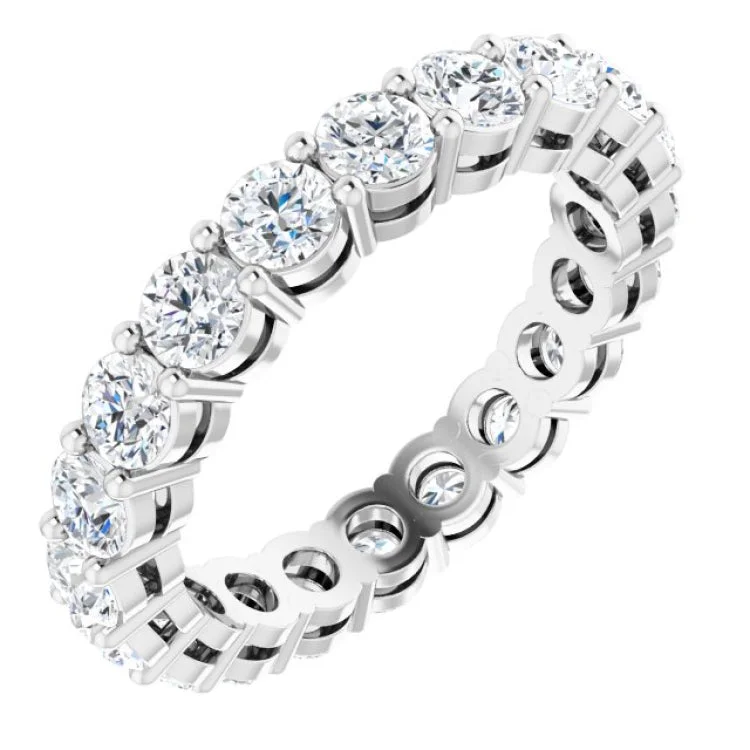 women’s luxury sapphire ring-Platinum 1 3/4 CTW Lab-Grown Diamond  Eternity Band