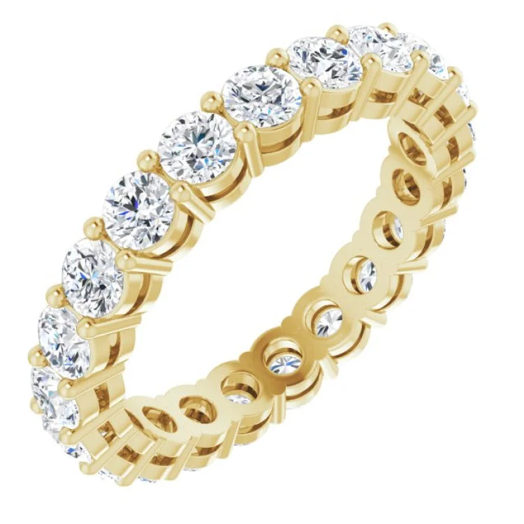 women’s custom engagement band-14K Yellow 1 7/8 CTW Lab-Grown Diamond  Eternity Band