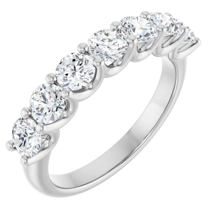 women’s eternity ring-14K White 1 1/3 CTW Lab-Grown Diamond Anniversary Band