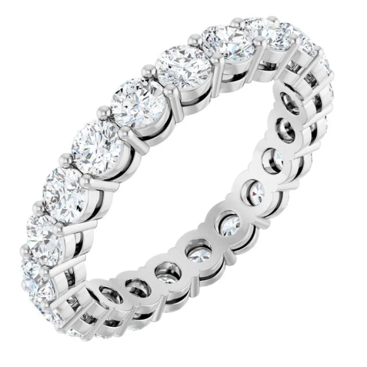 women’s birthstone stackable ring-Platinum 2 1/5 CTW Lab-Grown Diamond  Eternity Band