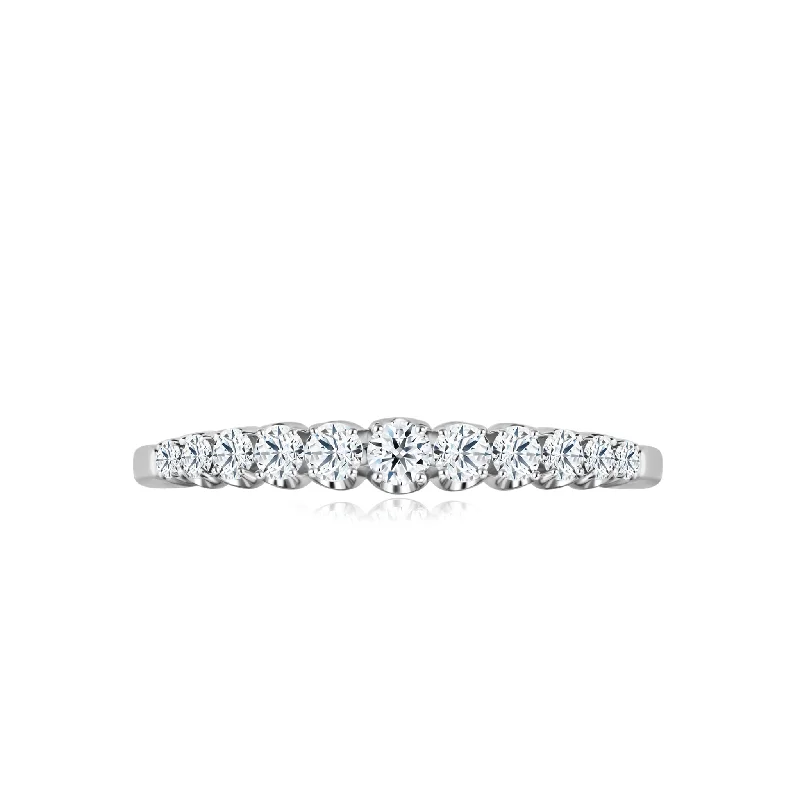 women’s vintage engagement ring-Everlasting Diamond Ring