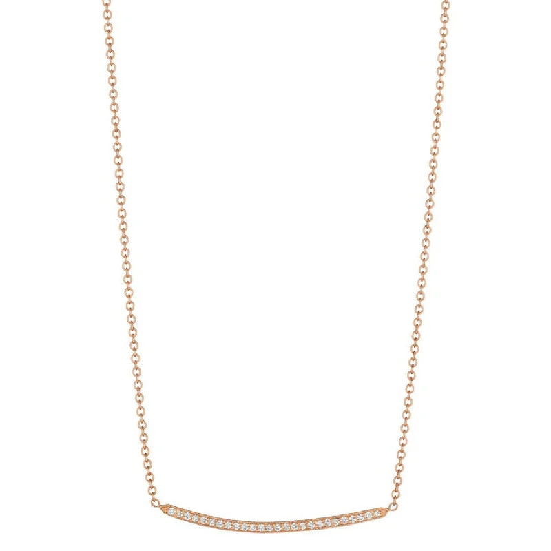 women’s dainty necklace-Petite Forever Bar Necklace