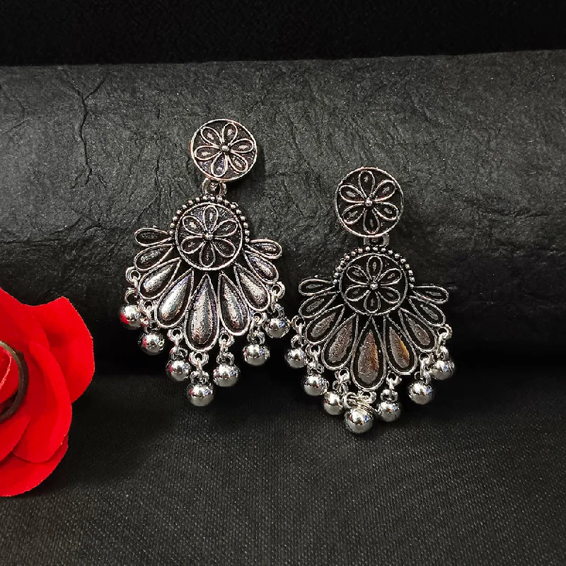 women’s diamond drop earrings-Darshana Jewels Oxidised Plated Dangler Earrings