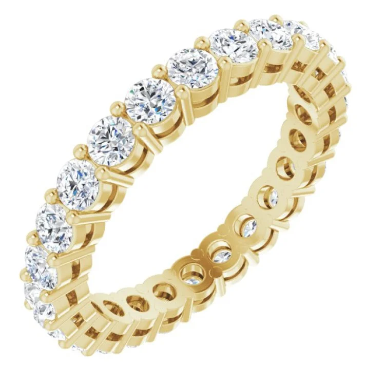 women’s vintage ring-14K Yellow 1 3/8 CTW Lab-Grown Diamond  Eternity Band