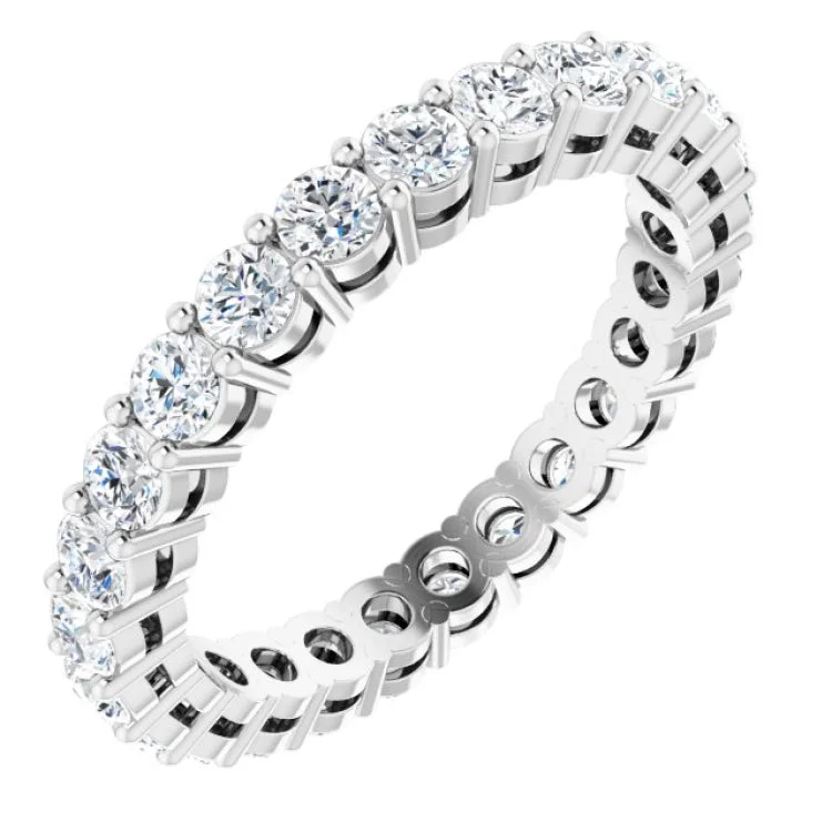 women’s adjustable ring-14K White 1 1/2 CTW Lab-Grown Diamond  Eternity Band