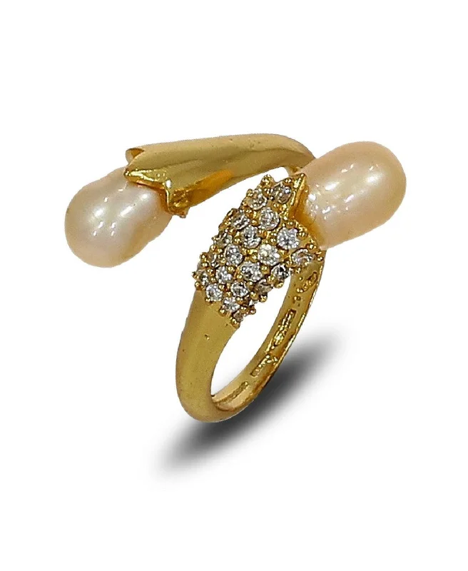 women’s opal ring-Fashionable Pearl Ring