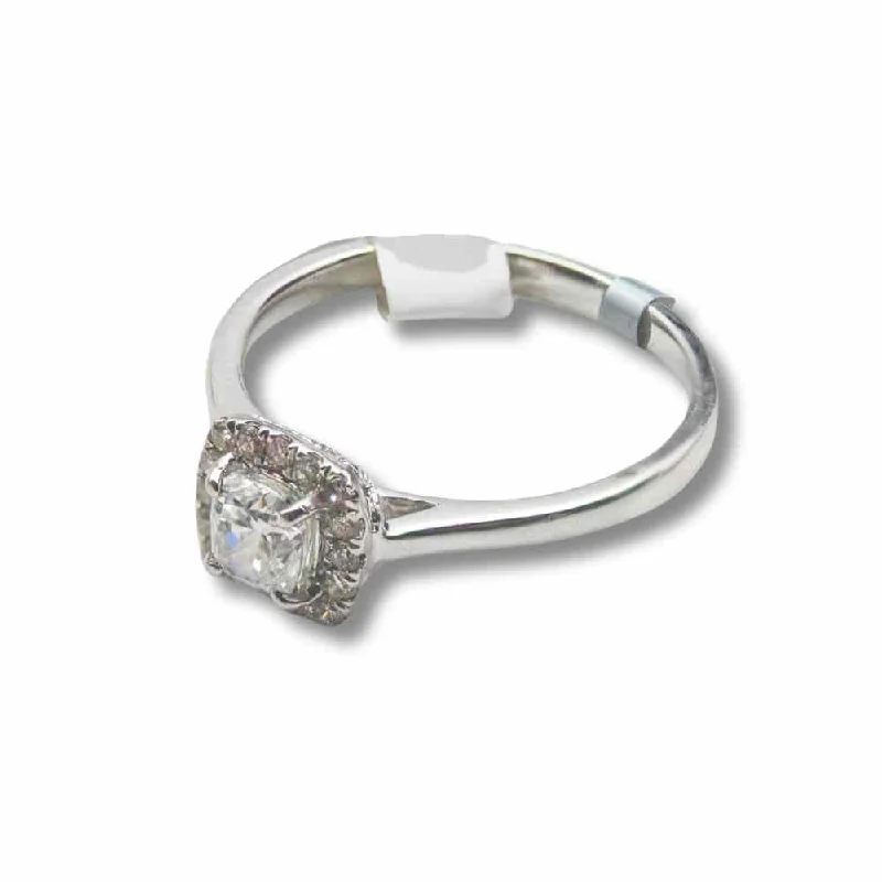 women’s luxury engagement ring-14K White Gold 2.19G Diamond Ring