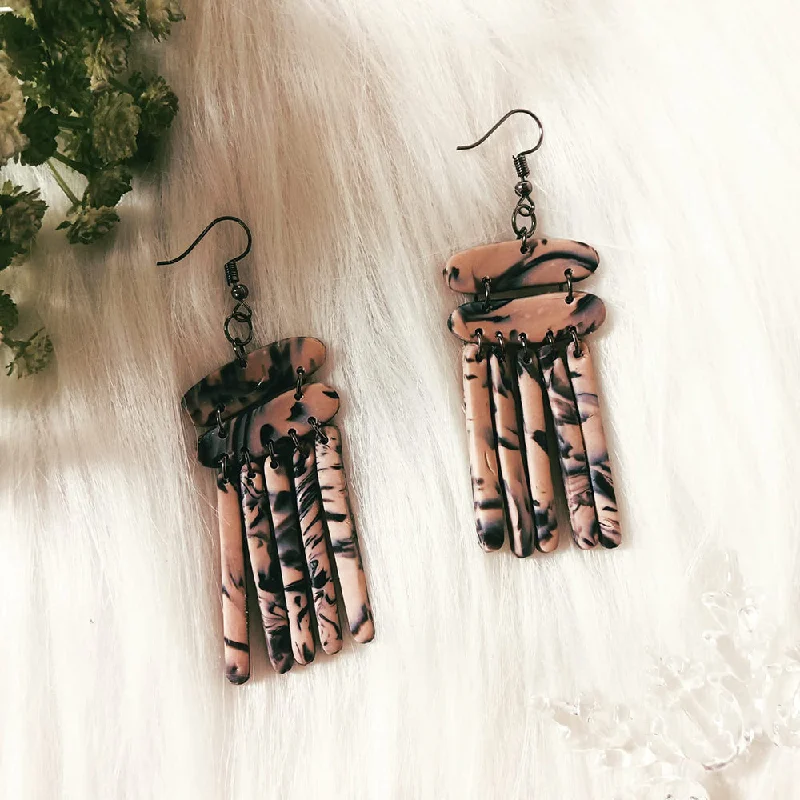 women’s drop earrings-Emmas Designs Clay Dangler Earrings