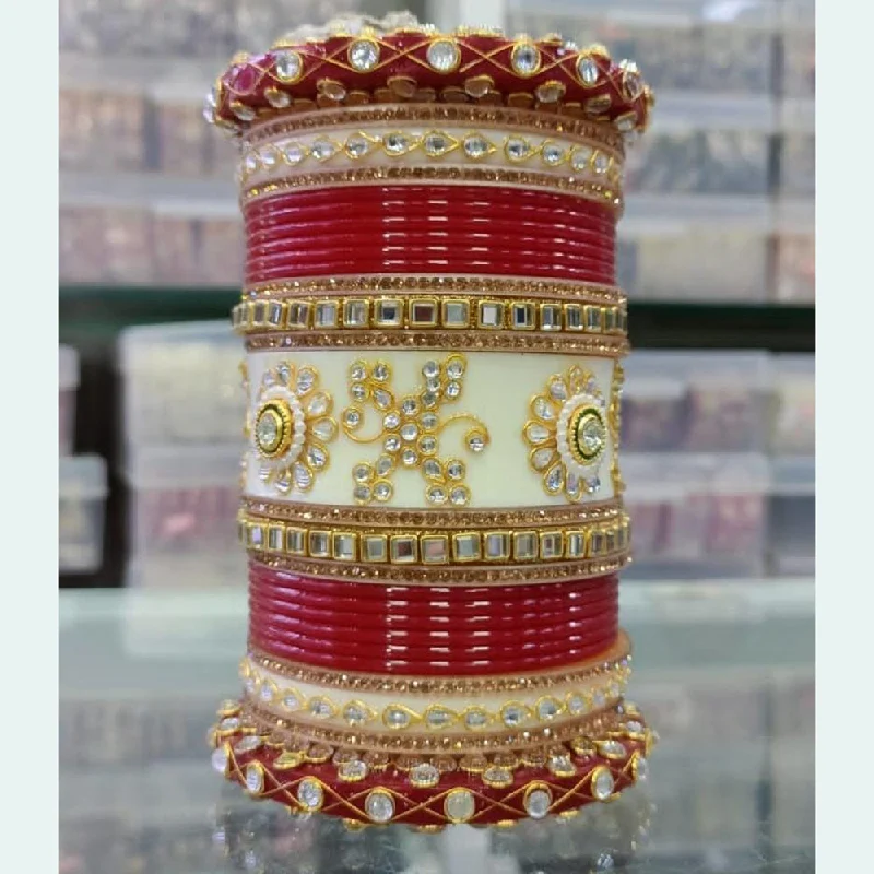 women’s sapphire bracelet-Manisha Jewellery Bridal Bangles Set